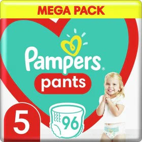 Einweg-Windeln Pampers 5 (96 Stück) von Pampers, Windeln - Ref: S9108308, Preis: 39,85 €, Rabatt: %