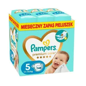 Couches jetables Pampers 5 (148 Unités) de Pampers, Couches bébés - Réf : S9108319, Prix : 52,22 €, Remise : %