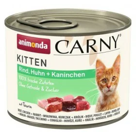 Katzenfutter Animonda Carny Kitten Huhn Rindfleisch Hase 200 g von Animonda, Nass - Ref: S9108530, Preis: 1,74 €, Rabatt: %