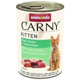 Cat food Animonda Carny Chicken Veal Rabbit 400 g by Animonda, Wet - Ref: S9108531, Price: 3,46 €, Discount: %