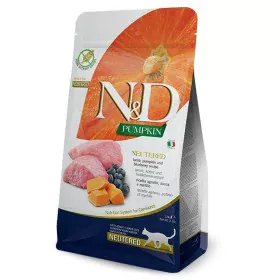 Comida para gato Farmina N&D CAT Adulto Mirtilo Borrego Abóbora 300 g de Farmina, Seca - Ref: S9108600, Preço: 9,57 €, Descon...