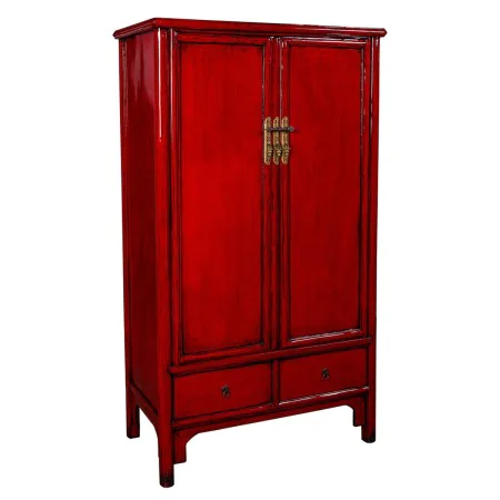 Cupboard Alexandra House Living Red Wood Elm wood 69 x 182 x 101 cm by Alexandra House Living, Bedroom Wardrobes - Ref: D1631...