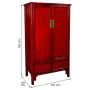 Cupboard Alexandra House Living Red Wood Elm wood 69 x 182 x 101 cm by Alexandra House Living, Bedroom Wardrobes - Ref: D1631...