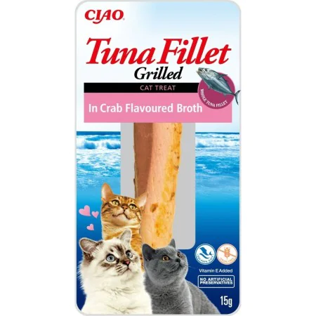 Collation pour Chat Inaba Flavoured broth 15 g Crabe Thon de Inaba, Snacks - Réf : S9108618, Prix : 3,75 €, Remise : %