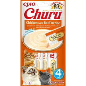 Snack para Gatos Inaba Churu 4 x 14 g Pollo Ternera de Inaba, Snacks - Ref: S9108630, Precio: 4,59 €, Descuento: %