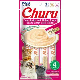 Lanche para Gato Inaba Churu 4 x 14 g Gambas Atum de Inaba, Snacks - Ref: S9108634, Preço: 4,59 €, Desconto: %