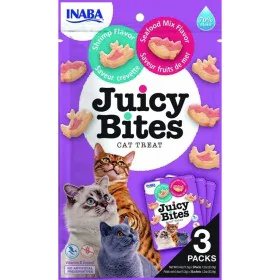 Lanche para Gato Inaba Juicy Bites 3 x 11,3 g Marisco de Inaba, Snacks - Ref: S9108643, Preço: 5,57 €, Desconto: %