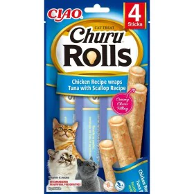 Collation pour Chat Inaba EU732 Poulet Thon Poisson 4 x 10 g de Inaba, Snacks - Réf : S9108647, Prix : 5,58 €, Remise : %