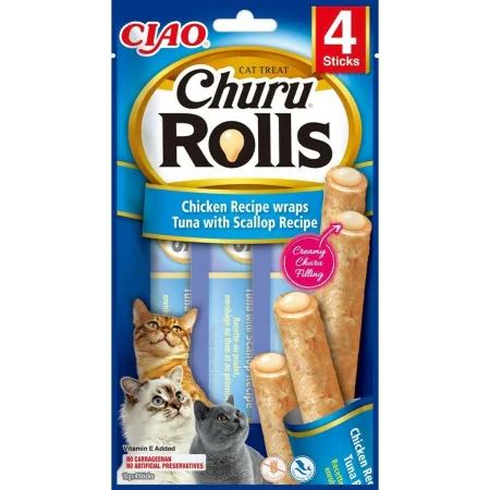 Collation pour Chat Inaba EU732 Poulet Thon Poisson 4 x 10 g de Inaba, Snacks - Réf : S9108647, Prix : 5,31 €, Remise : %