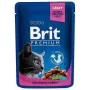 Cibo per gatti Brit Pouches Family Plate Pollo Tacchino Carne di vitello Baccalà 12 x 100 g di Brit, Umido - Rif: S9108668, P...