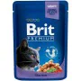 Cat food Brit Pouches Family Plate Chicken Turkey Veal Cod 12 x 100 g by Brit, Wet - Ref: S9108668, Price: 9,16 €, Discount: %