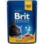 Cat food Brit Pouches Family Plate Chicken Turkey Veal Cod 12 x 100 g by Brit, Wet - Ref: S9108668, Price: 9,16 €, Discount: %