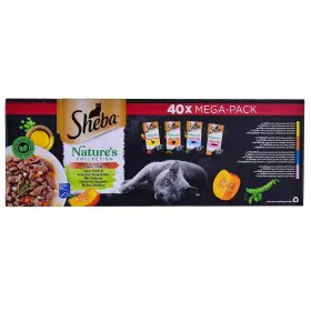 Comida para gato Sheba Nature's Collection Mix Frango Salmão Atum Peru 40 x 85 g de Sheba, Húmida - Ref: S9108728, Preço: 20,...