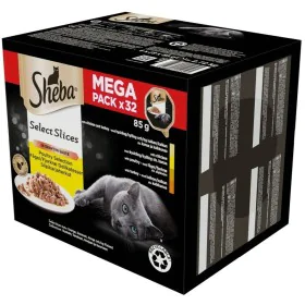 Aliments pour chat Sheba         Poulet Dinde Oiseaux 32 x 85 g de Sheba, Humide - Réf : S9108732, Prix : 25,51 €, Remise : %