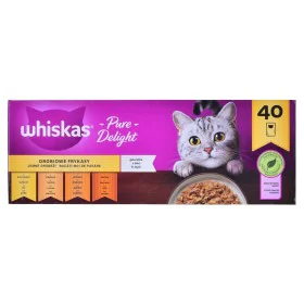 Aliments pour chat Whiskas Pure Delight Poulet Dinde Canard Oiseaux 40 x 85 g de Whiskas, Humide - Réf : S9108742, Prix : 16,...