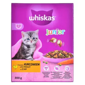 Aliments pour chat Whiskas Junior Poulet 300 g de Whiskas, Sèche - Réf : S9108756, Prix : 3,19 €, Remise : %