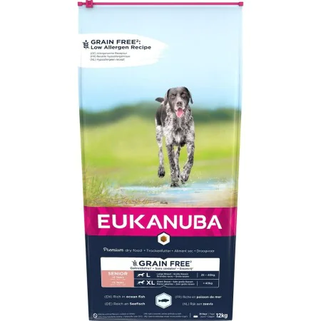 Fodder Eukanuba Grain Free Senior large/giant breed Senior Fish 12 kg by Eukanuba, Dry - Ref: S9108853, Price: 61,26 €, Disco...