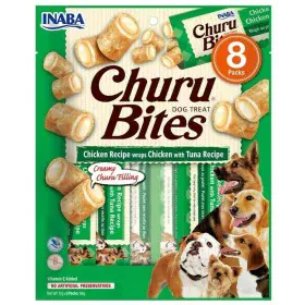 Dog Snack Inaba Churu Bites Chicken Tuna 8 x 12 g by Inaba, Biscuits, cakes and snacks - Ref: S9108980, Price: 9,35 €, Discou...