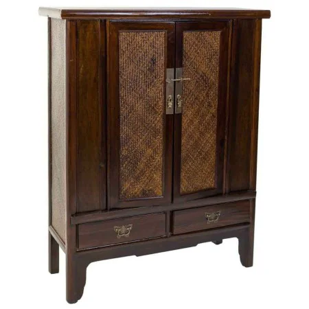 Armoire Alexandra House Living Marron Rotin MDF Bois 40 x 130 x 100 cm de Alexandra House Living, Penderies - Réf : D1631588,...