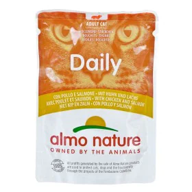 Aliments pour chat Almo Nature Daily Poulet Saumon 70 L 70 g de Almo Nature, Humide - Réf : S9109777, Prix : 1,21 €, Remise : %