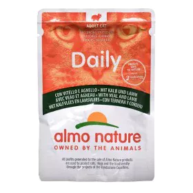 Comida para gato Almo Nature Nature Daily Vitela Borrego 70 L 70 g de Almo Nature, Húmida - Ref: S9109779, Preço: 1,21 €, Des...