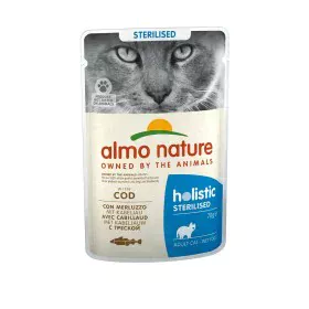 Aliments pour chat Almo Nature Holistic Sterilised Morue de Almo Nature, Humide - Réf : S9109786, Prix : 1,57 €, Remise : %