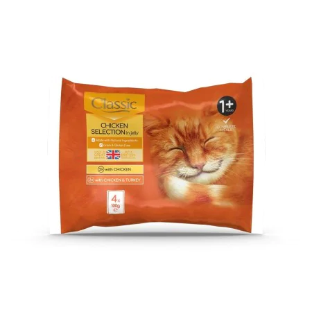 Comida para gato Butcher's Classic Collection mix Pollo Pavo 100 L 4 x 100 g de Butcher's, Húmeda - Ref: S9109898, Precio: 2,...