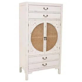 Armoire Alexandra House Living Blanc Rotin Bois d'épicéa Bois MDF 40 x 135 x 70 cm de Alexandra House Living, Penderies - Réf...