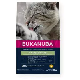 Cat food Eukanuba Hairball Control Chicken Chicken 10 kg by Eukanuba, Dry - Ref: S91099134, Price: 47,80 €, Discount: %