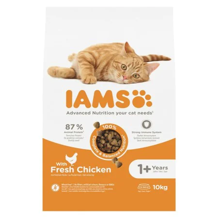 Aliments pour chat IAMS Advanced Nutrition Poulet 10 kg de IAMS, Sèche - Réf : S91099139, Prix : 37,56 €, Remise : %