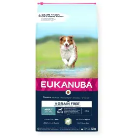 Nourriture Eukanuba Grain Free Adult Agneau 12 kg de Eukanuba, Sèche - Réf : S91099155, Prix : 69,56 €, Remise : %