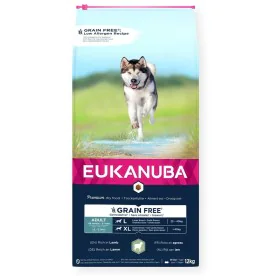 mangime Eukanuba Grain Free Adult Large&Giant Lamb Agnello 12 kg di Eukanuba, Secco - Rif: S91099156, Prezzo: 64,83 €, Sconto: %