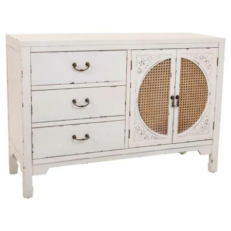 Credenza Alexandra House Living Bianco Rattan Legno di abete 36 x 73 x 106 cm di Alexandra House Living, Credenze e buffet - ...