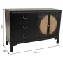 Sideboard Alexandra House Living Black Rattan Fir wood 36 x 73 x 106 cm by Alexandra House Living, Sideboards - Ref: D1631596...