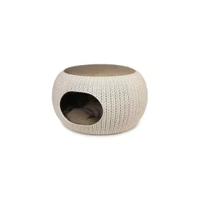 Lit pour chat Curver Knit Beige Sable 6,7 x 32,5 x 6,7 cm de Curver, Lits et canapés - Réf : S9110002, Prix : 60,28 €, Remise...