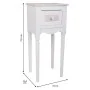 Comodino Alexandra House Living Bianco 26 x 72 x 33 cm di Alexandra House Living, Comodini - Rif: D1631602, Prezzo: 68,69 €, ...