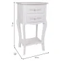 Mesita de Noche Alexandra House Living Blanco 31 x 71 x 38 cm de Alexandra House Living, Mesillas de noche - Ref: D1631607, P...