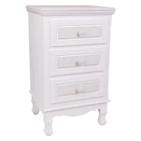 Nightstand Alexandra House Living White 33 x 68 x 41 cm by Alexandra House Living, Bedside Tables - Ref: D1631608, Price: 120...