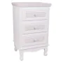 Mesa de Cabeceira Alexandra House Living Branco 33 x 68 x 41 cm de Alexandra House Living, Mesinhas de cabeceira - Ref: D1631...