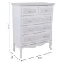 Chest of drawers Alexandra House Living White MDF Wood 40 x 105 x 80 cm by Alexandra House Living, Chest of Drawers - Ref: D1...