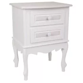 Table de Nuit Alexandra House Living Blanc 34 x 57 x 42 cm de Alexandra House Living, Tables de chevet - Réf : D1631613, Prix...