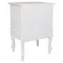 Mesa de Cabeceira Alexandra House Living Branco 34 x 57 x 42 cm de Alexandra House Living, Mesinhas de cabeceira - Ref: D1631...