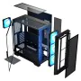 Case computer desktop ATX Modecom AT-HORIZON-MG-ARGB-10-000000-0002 Nero di Modecom, Case computer desktop - Rif: S91101345, ...