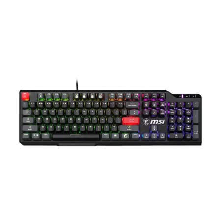 Keyboard MSI VIGOR GK41 DUSK LR US Black Multicolour QWERTY by MSI, Keyboards - Ref: S91101452, Price: 76,94 €, Discount: %