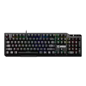 Clavier MSI VIGOR GK41 LR US Noir Multicouleur QWERTY de MSI, Claviers - Réf : S91101453, Prix : 58,09 €, Remise : %