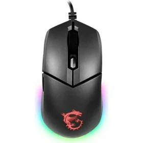 Ratón Gaming MSI Clutch GM11 Negro RGB Con cable Luces de MSI, Ratones - Ref: S91101454, Precio: 32,04 €, Descuento: %