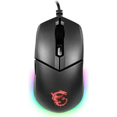 Souris Gaming MSI Clutch GM11 Noir RGB Avec câble Lumières de MSI, Souris - Réf : S91101454, Prix : 32,04 €, Remise : %