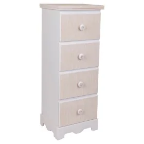 Cassettiera Alexandra House Living Bianco Legno MDF 26 x 80 x 31 cm di Alexandra House Living, Comò e cassettiere - Rif: D163...