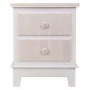 Mesa de Cabeceira Alexandra House Living Branco 30 x 50 x 40 cm de Alexandra House Living, Mesinhas de cabeceira - Ref: D1631...