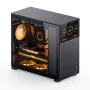 Caixa Semitorre ATX Jonsbo D41 MESH BLACK SC Preto Ecrã LCD de Jonsbo, Caixas para computador de secretária - Ref: S91101489,...